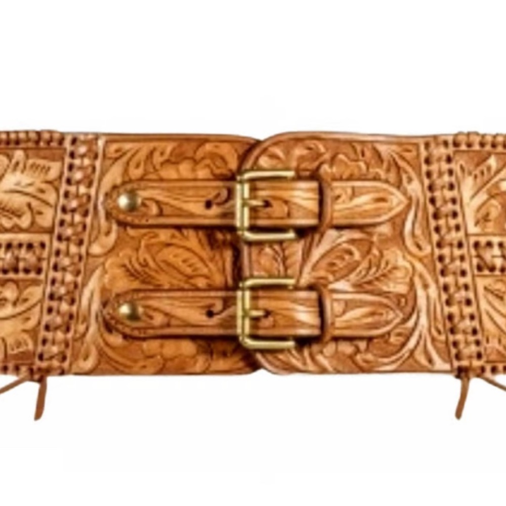 ISO this vintage, Ralph, Lauren, tooled, leather corset belt!